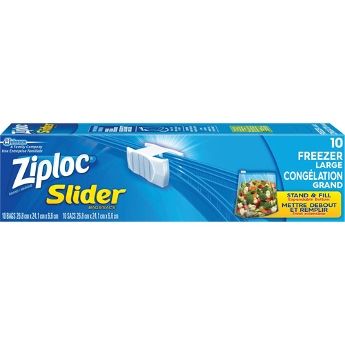Ziploc&reg; Slider Freezer Bags Planification Entrepots Molloy