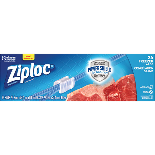 Ziploc&reg; Slider Freezer Bags Planification Entrepots Molloy