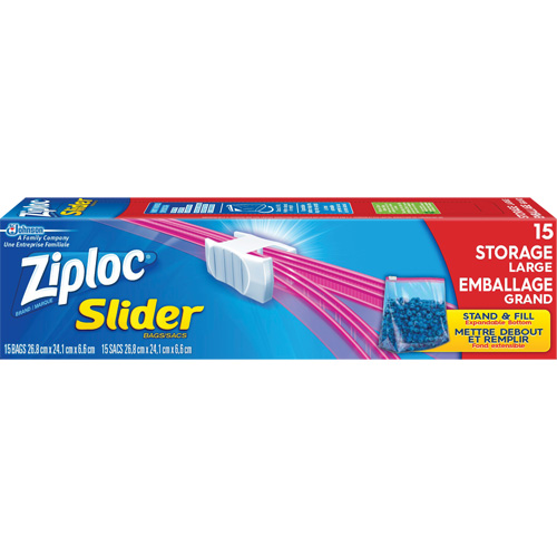 Sacs d'emballage &agrave; glissi&egrave;re Ziploc Planification Entrepots Molloy