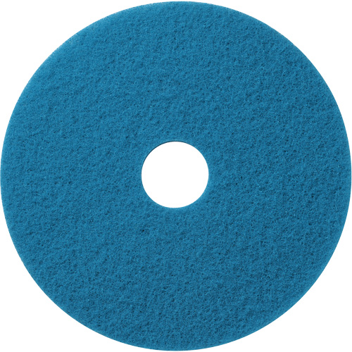 Tampons de nettoyage pour planchers, 12", Nettoyage/&agrave; r&eacute;curer, Bleu Planification Entrepots Molloy