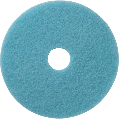 Luster Lite Floor Pads, 19", Burnishing, Light Blue Planification Entrepots Molloy