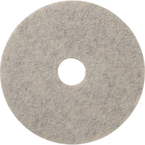 Combo Floor Pads, 19", Buffing/Burnishing, Beige Planification Entrepots Molloy