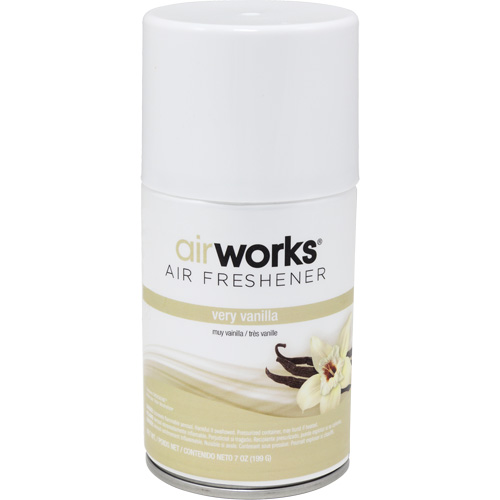 AirWorks&reg; Metered Air Fresheners, Very Vanilla, Aerosol Can Planification Entrepots Molloy