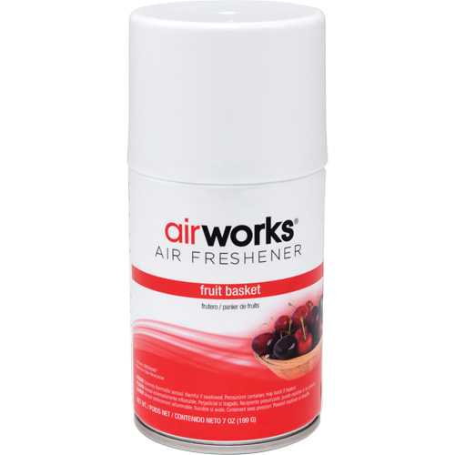AirWorks&reg; Metered Air Fresheners, Fruit Basket, Aerosol Can Planification Entrepots Molloy
