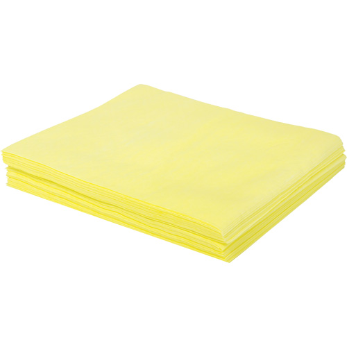Chiffon &agrave; poussi&egrave;re trait&eacute; &agrave; l'huile pour service moyen TaskBrand, Polyester, Jaune Planification Entrepots Molloy