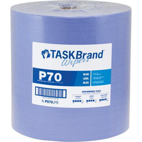 TaskBrand&reg; P70 Premium Series Wipers, Heavy-Duty, 13" L x 12" W Planification Entrepots Molloy