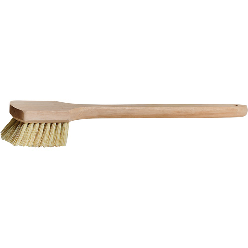 Long-Handle Pot Brush, 20" L, Tampico Bristles, Beige Planification Entrepots Molloy