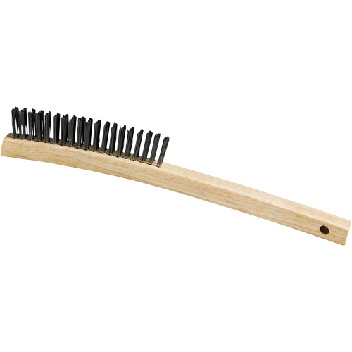 Brosse, Acier, 3 x 19 rangs de fils, Longueur 13-3/4" Planification Entrepots Molloy