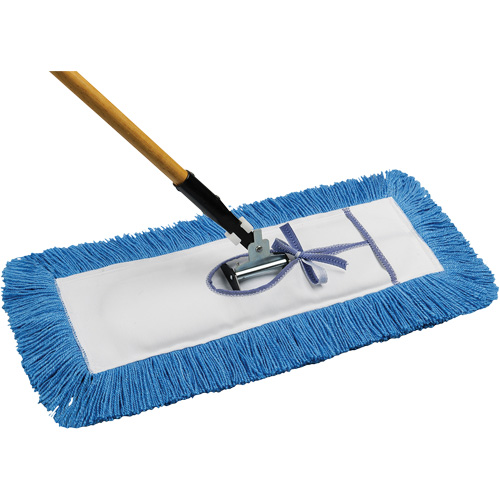 Static-H Dust Mop with Handle, Tie-On Style, Nylon, 24" L x 5" W Planification Entrepots Molloy