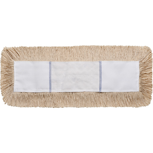 Dust Mop, Slip On Style, Cotton, 24" L x 5" W Planification Entrepots Molloy