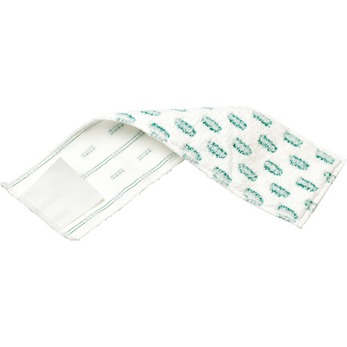 Flat Mop Pad, Scrubber, Microfibre, 4-3/4" x 16" Planification Entrepots Molloy