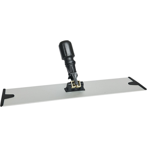 Microfiber Hook & Loop Dust Mop Frame, 18", Aluminum Planification Entrepots Molloy