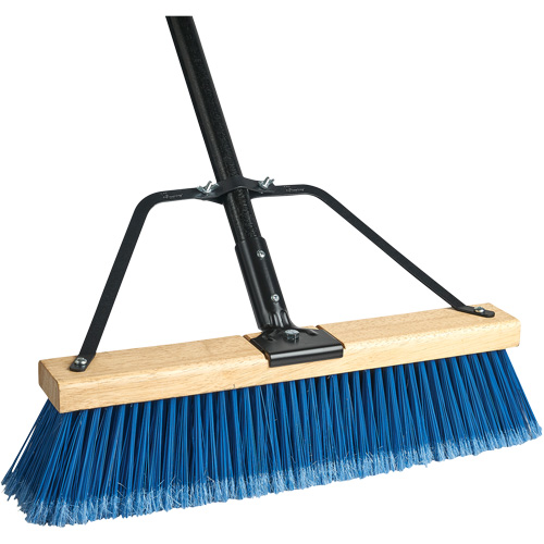 Balai-brosse &agrave; manche renforc&eacute; Ryno, 36", Fin, Soies PVC Planification Entrepots Molloy
