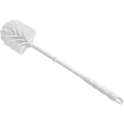 Brosse &agrave; cuvettes, 15-1/2" l, Soies Polypropyl&egrave;ne, Rouge/Blanc Planification Entrepots Molloy