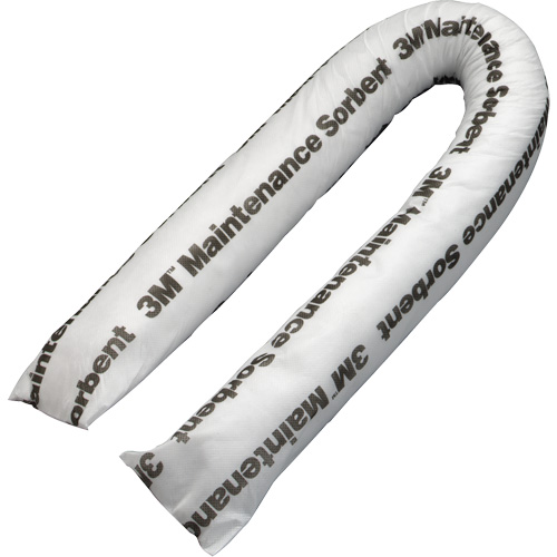 Maintenance Sorbent Mini-Boom, Universal, 4' L x 3" W, 15.6 gal Absorbancy Planification Entrepots Molloy