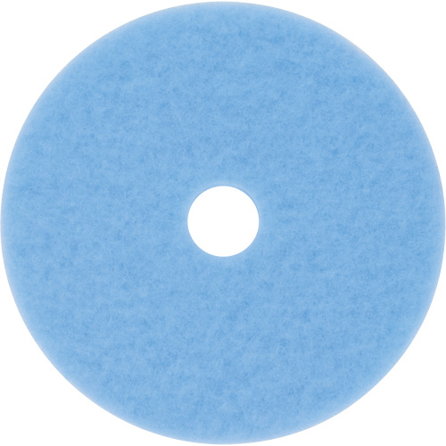Tampon haute performance, 19", Brunissage, Bleu p&acirc;le Planification Entrepots Molloy