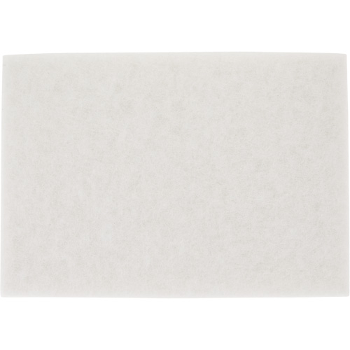 Tampon pour planchers TopLine Speed, 14" x 20", Lustrage/Nettoyage/Polissage, Blanc Planification Entrepots Molloy