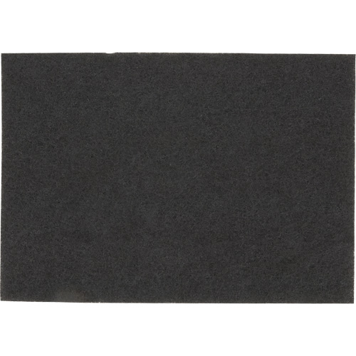 Tampon abrasif TrizactMC Diamond TZ, 12" x 18", D&eacute;capant, Noir Planification Entrepots Molloy
