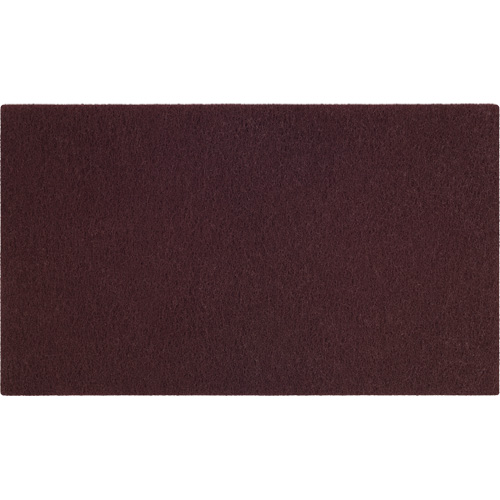 Natural Blend Pad, 14" x 20", Scrubbing, Maroon Planification Entrepots Molloy