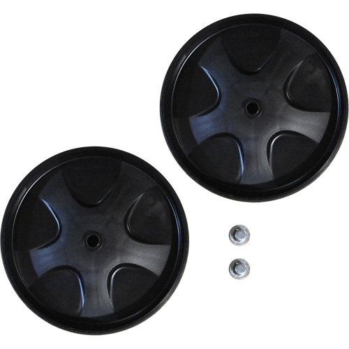 Replacement Wheels & Push Caps for Waste Dolly Planification Entrepots Molloy