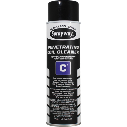 Nettoyant p&eacute;n&eacute;trant pour serpentins C1, 19 oz liq., Canette a&eacute;rosol Planification Entrepots Molloy