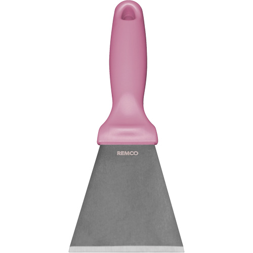 Grand racloir en acier inoxydable, Rose, 3" la x 9" lo Planification Entrepots Molloy