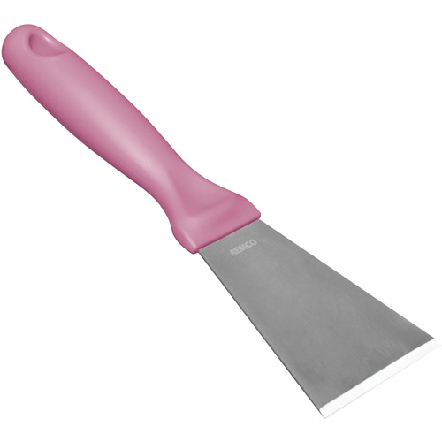 Grand racloir en acier inoxydable, Rose, 3" la x 9" lo Planification Entrepots Molloy