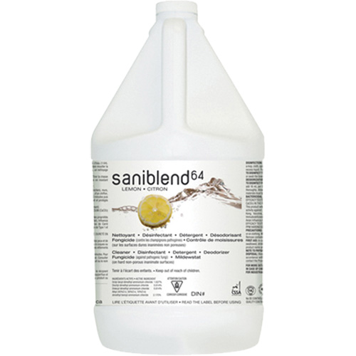 SaniBlend 64 Disinfectant Cleaner, 4 L, Jug Planification Entrepots Molloy