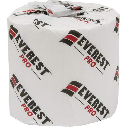 Everest Pro Toilet Paper, 1 Ply, 1000 Sheets/Roll, 250' Length, White Planification Entrepots Molloy