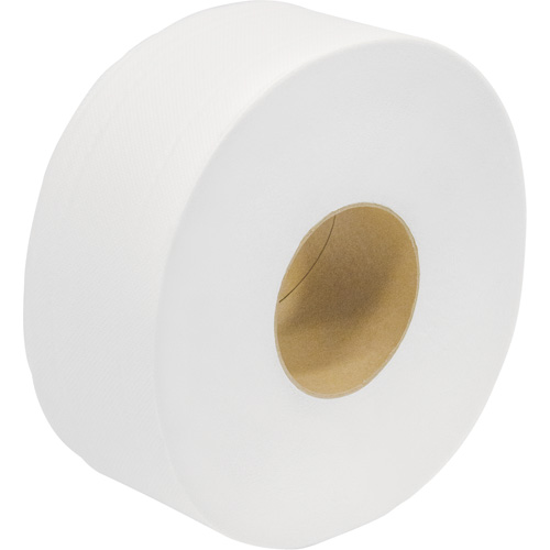 Papier hygi&eacute;nique de premi&egrave;re qualit&eacute; Snow Soft JRT, Rouleau G&eacute;ant, 2 Pli, Longueur 1000', Blanc Planification Entrepots Molloy