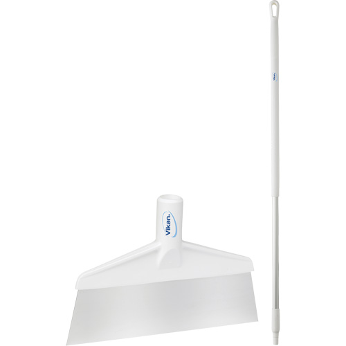 Floor Scraper with Handle, White, 9-3/5" W x 55-9/10" L Planification Entrepots Molloy