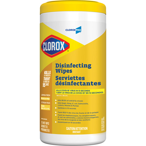 Disinfecting Wipes, 75 Count Planification Entrepots Molloy