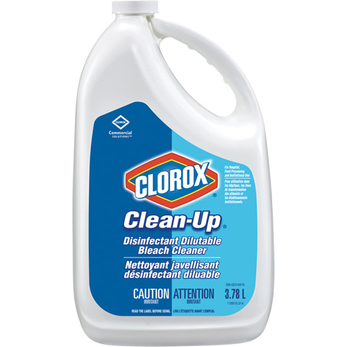 Nettoyant et d&eacute;sinfectant de surface avec javellisant Clean-Up, 3,78 L, Cruche Planification Entrepots Molloy
