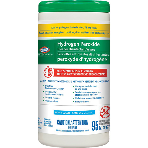 Healthcare&reg; Hydrogen Peroxide Cleaner Disinfecting Wipes, 95 Count Planification Entrepots Molloy