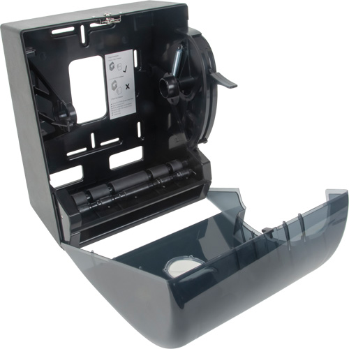 Distributeur pour rouleau d'essuie-mains, Manuel, 10,63" la x 9,84" p x 13,78" h Planification Entrepots Molloy