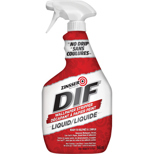 D&eacute;capant &agrave; papier peint &agrave; action rapide DIF, 946 ml, Bouteille &agrave; g&acirc;chette Planification Entrepots Molloy