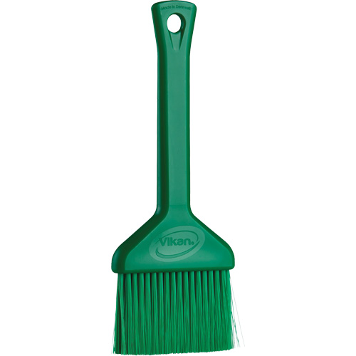 3" Pastry Brush, Soft Bristles, 7-3/4" Long, Green Planification Entrepots Molloy
