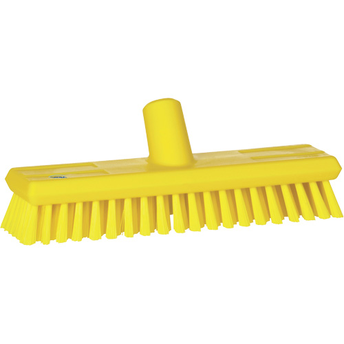 Brosse &agrave; circulation d'eau, Soies Moyen, Longueur de 11", Jaune Planification Entrepots Molloy