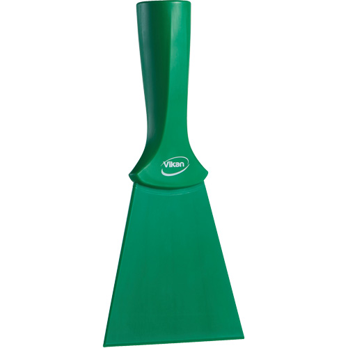 Grattoir en nylon avec poign&eacute;e filet&eacute;e, Vert, 4" la x 8" lo Planification Entrepots Molloy