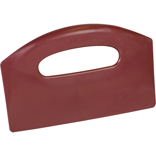 Grattoir de paillasse perceptible par d&eacute;tecteur de m&eacute;tal, Rouge, 8-1/2" la x 5-1/4" lo Planification Entrepots Molloy