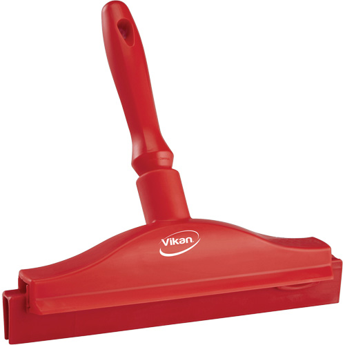 Double Blade Ultra Hygiene Squeegee, 10", Red Planification Entrepots Molloy