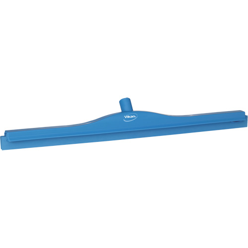 Raclette &agrave; lame double ultra hygi&eacute;nique, 28", Bleu Planification Entrepots Molloy