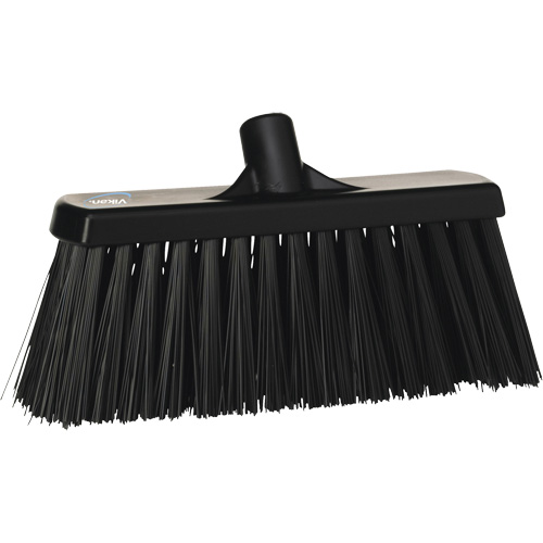 Balai-brosse robuste, Crins Ferme, 13", Polyester, Noir Planification Entrepots Molloy