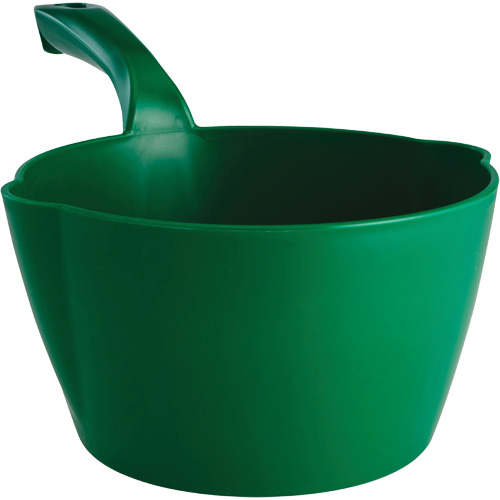 Round Bowl Scoop, Plastic, Green, 64 oz. Planification Entrepots Molloy