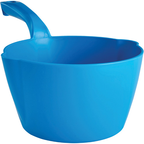 Pelle &agrave; main ronde, Plastique, Bleu, 64 oz Planification Entrepots Molloy