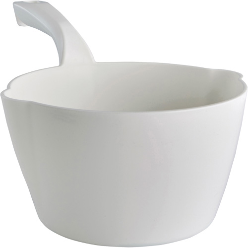 Pelle &agrave; main ronde, Plastique, Blanc, 64 oz Planification Entrepots Molloy