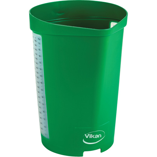 Cruche gradu&eacute;e, Plastique, Vert, 65 oz Planification Entrepots Molloy