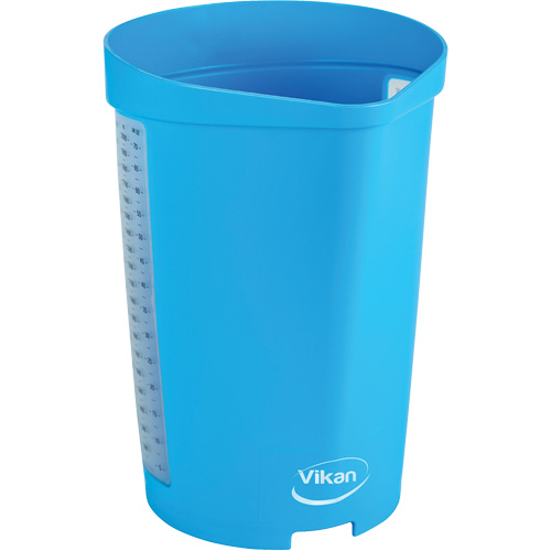 Cruche gradu&eacute;e, Plastique, Bleu, 65 oz Planification Entrepots Molloy
