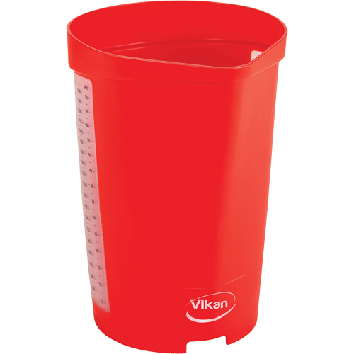 Measuring Jug, Plastic, Red, 65 oz. Planification Entrepots Molloy