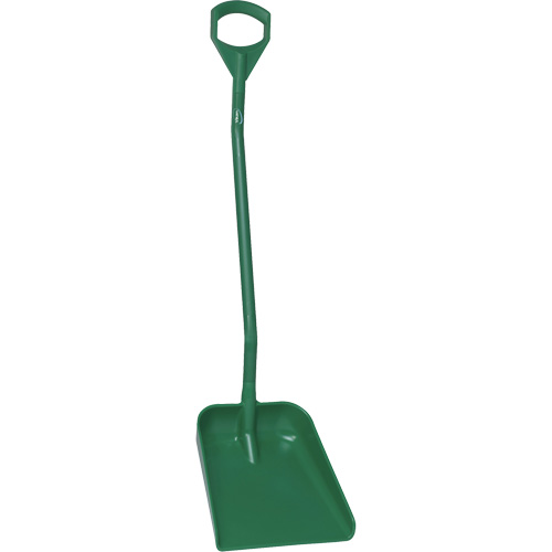 Pelle ergonomique &agrave; grande lame, Longueur de 51", Plastique, Vert Planification Entrepots Molloy